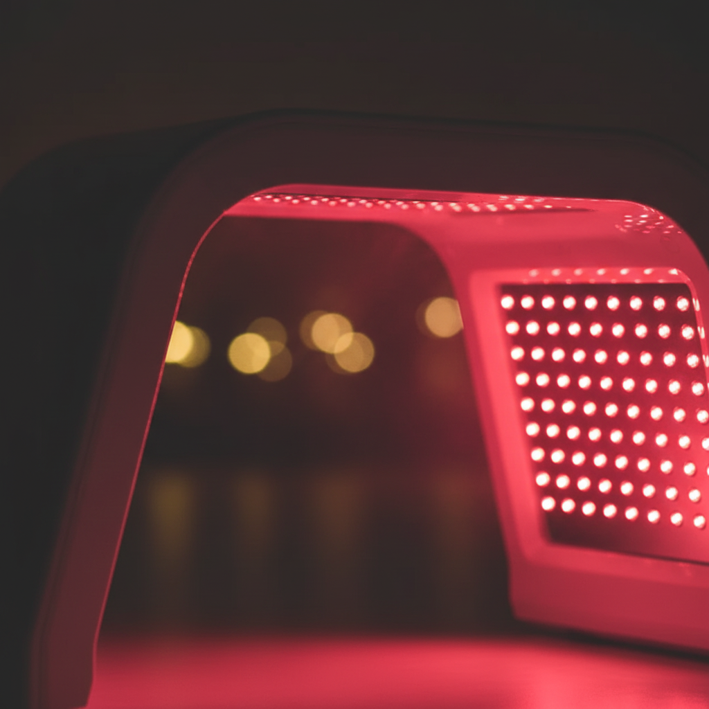 LED panel close-up detail — moody
