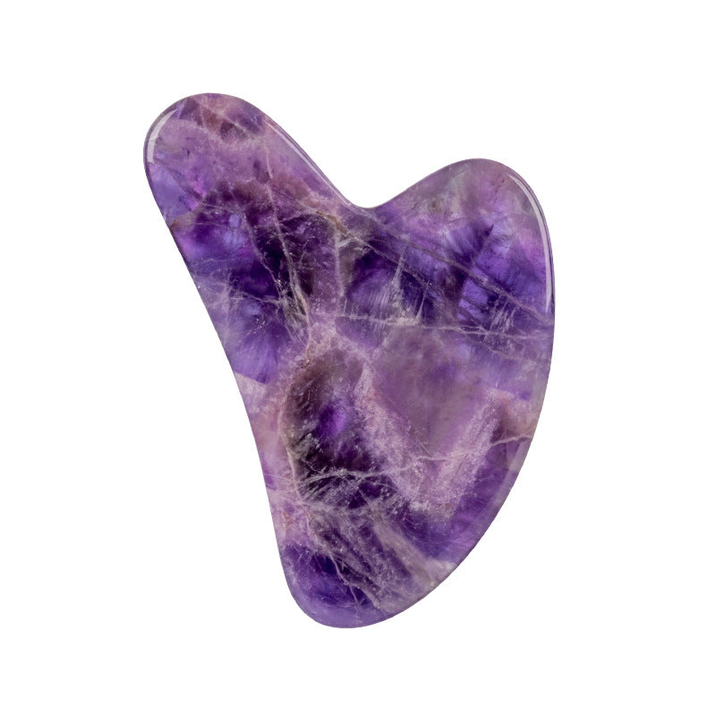 The Amethyst Crystal Gua Sha & Roller Set