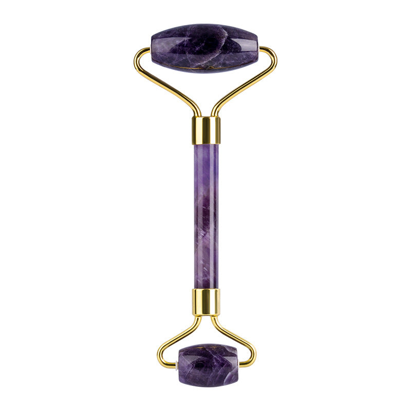 The Amethyst Crystal Gua Sha & Roller Set
