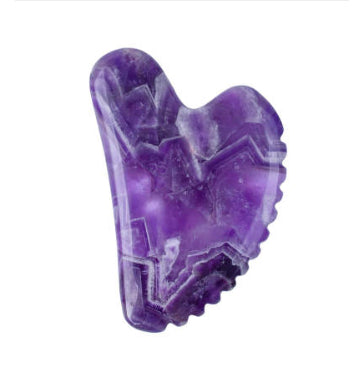 The Amethyst Crystal Gua Sha & Roller Set