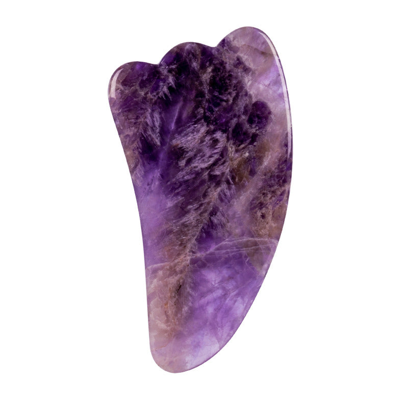 The Amethyst Crystal Gua Sha & Roller Set