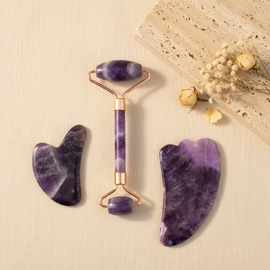Amethyst — Flat Lay