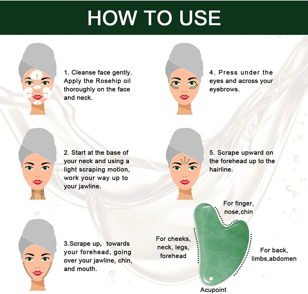 The Jade Gua Sha & Rosehip Oil Ritual Set