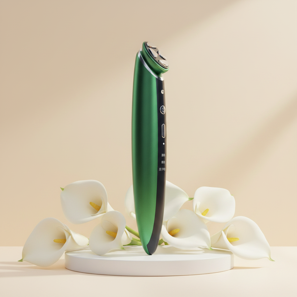 Green Eye Massager — Side Profile