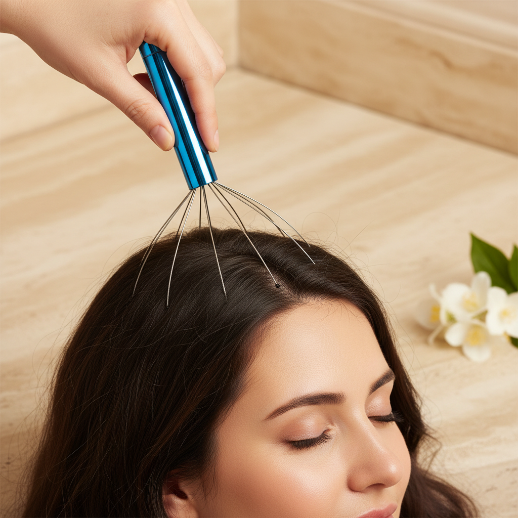 Scalp Massager — Lifestyle Shot